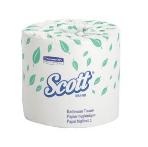 SCOTT 2-PLY STANDARD ROLL BATH TISSUE - Cleaning & Janitorial